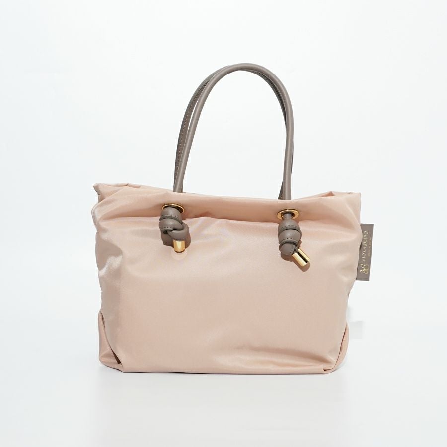 VIOLADORO BIANCA V-2174　S　Taupe×Scarlet VIOLAd'ORO（ヴィオラドーロ） VIOLAdORO BIANCA ビアンカ トート