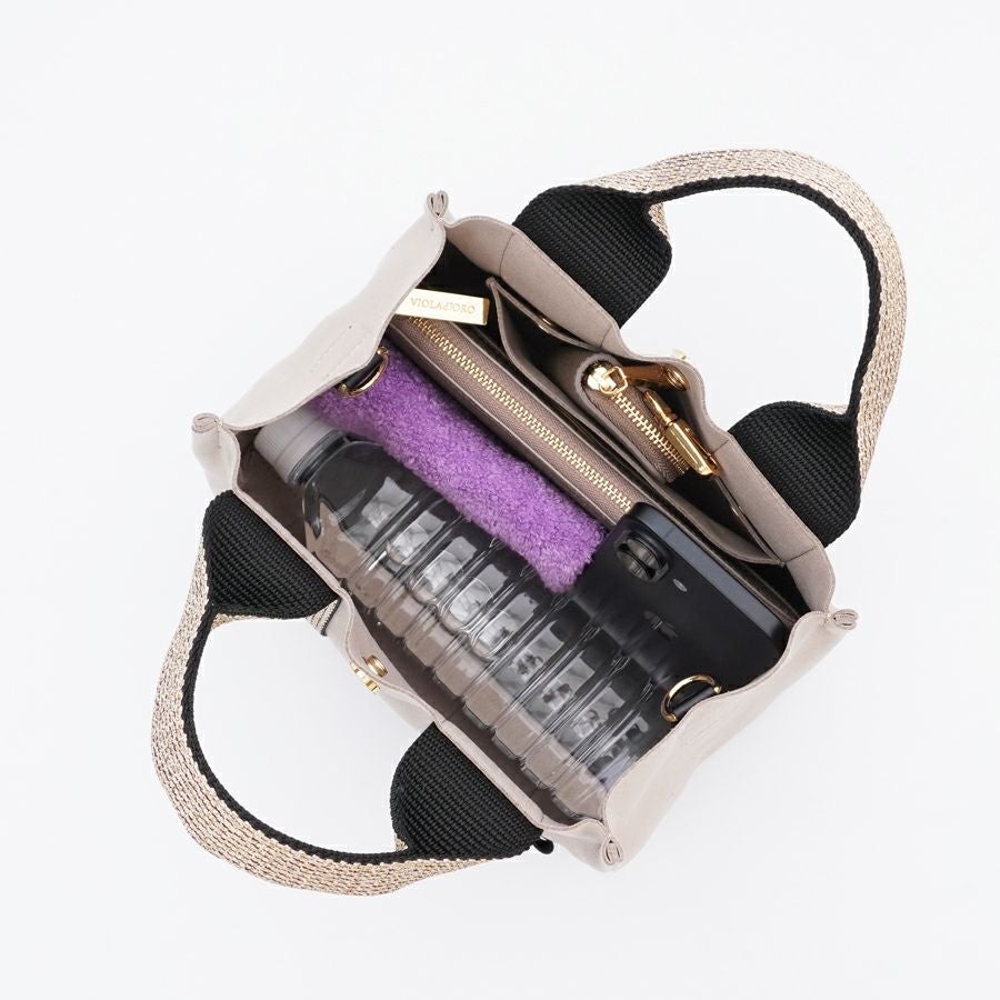ヴィオラドーロ☺︎バイカラーバッグ 2024 Spring & Summer Basket Bag collection #violadoro_official